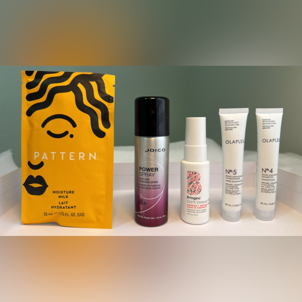 New,unused travel size Hair Care Set